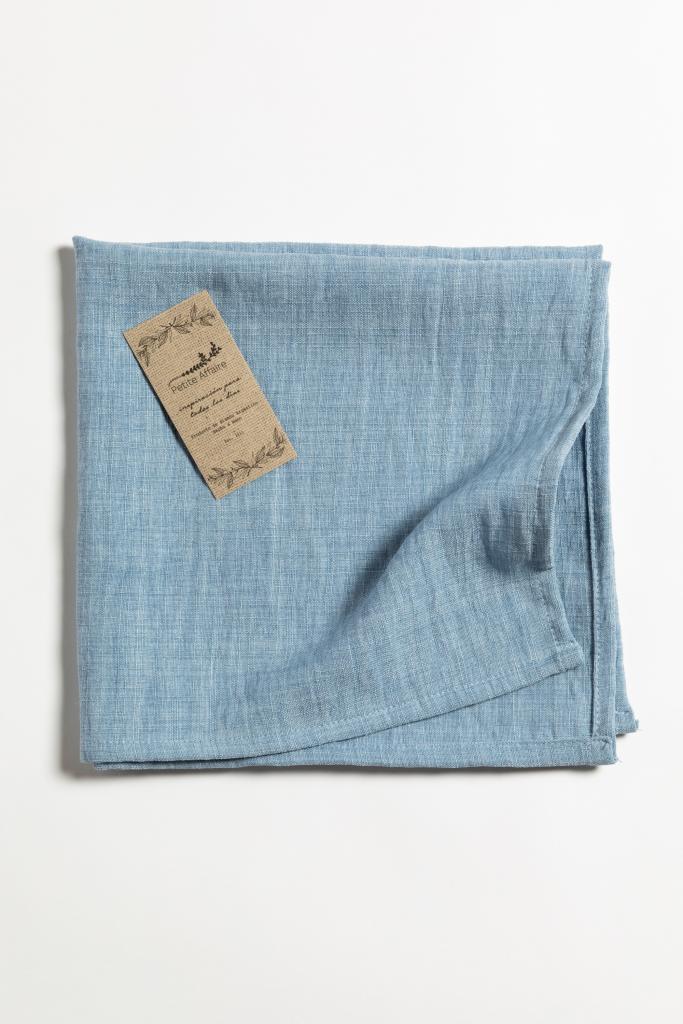 Servilleta Lino Celeste